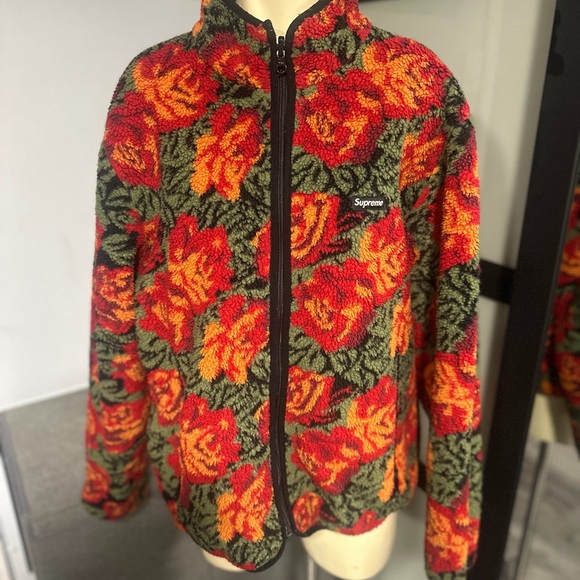Supreme Other - Supreme Roses Reversable Fleece Jacket